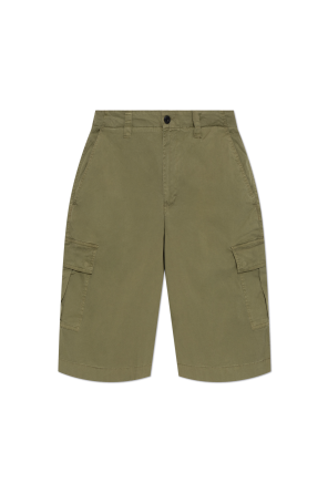 【可愛いデザイン入り♪】BottegaVeneta Side Panel ShortSleeve Bottega Veneta Shorts with rolled-up legs | Men's Clothing